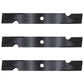 Set of 3 18 1/2" x .805" Mower Blades Snapper 1737252BZ Regent