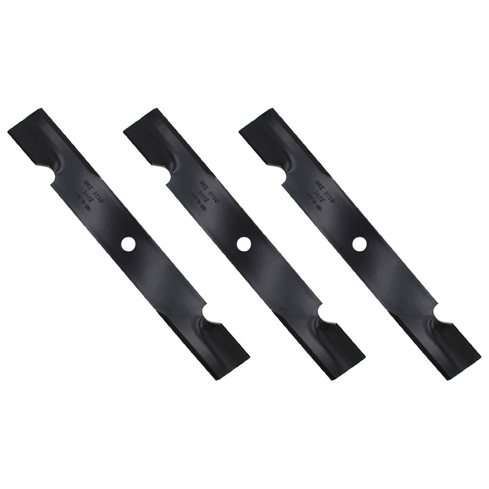 Set of 3 18 1/2" x .805" Mower Blades Snapper 1737252BZ Regent