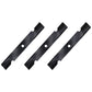 Set of 3 18 1/2" x .805" Mower Blades Snapper 1737252BZ Regent