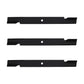 Set of 3 24 1/2" x 5/8" Mower Blades Fits Scag 482882 Velocity Deck