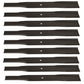 1060629 - Lot of Nine Low Lift Mower Blades Fits Toro 62" Groundsmaster