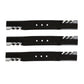 Set of 3 Blades Fits Swisher 60" T1360 ZT2660B ZT2560 ZT2660 ZT2660B