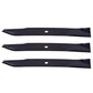 Qty 3: Medium-Lift Mower Blade
 Fits Dixon Replaces 539126276