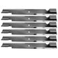 Qty 6: Medium-Lift Mower Blade Fits Gravely Replaces 011234