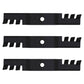 3 Pack Mulching Blades for M115495 Fits John Deere 48" Deck 240 265 325 345 445