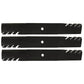 3PK 596-347 Mulching Blades for 61 Fits Ferris 1520842 1520842S 5101755