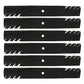 Six (6) 396-727 Blades Fits Bad Boy Outlaw 61" Cut 038-6081-00