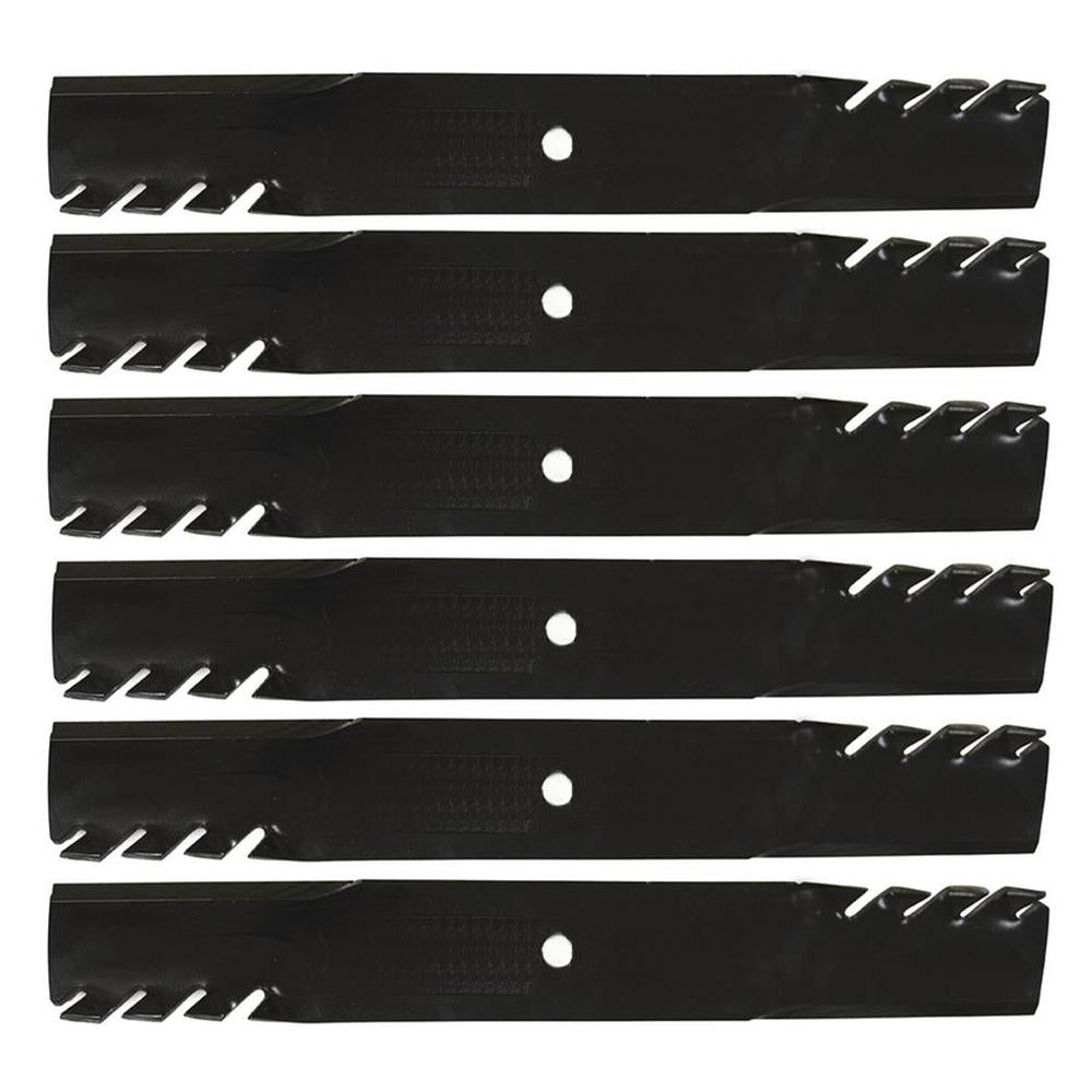 Six (6) 396-727 Blades Fits Bad Boy Outlaw 61" Cut 038-6081-00