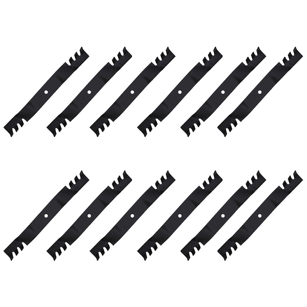 Qty. 12: Mulching Blade Fits Grasshopper Replaces 482237