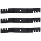 Pack of (3) Wavy Mulching Blades 21" x 5/8" Fits Numerous Makes & Models