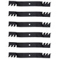 6 Pk Zero Turn Mower Deck Mulch Blades 61'' Fits Ferris IS2100Z IS3200Z IS700Z