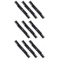 9PK of 21" x 5/8" Wavy Mulching Blade (2) Blades- 42"cut & (3) Blades - 61" cut