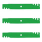 3 Mulching Blades Fits John Deere AM39966 M86209 M76461 50" Deck Marbain Blade P