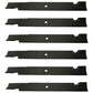 (6) New Heavy Duty 21" X 5/8" Lawn Mower Blades fits Bad Boy Zero-Turn Models