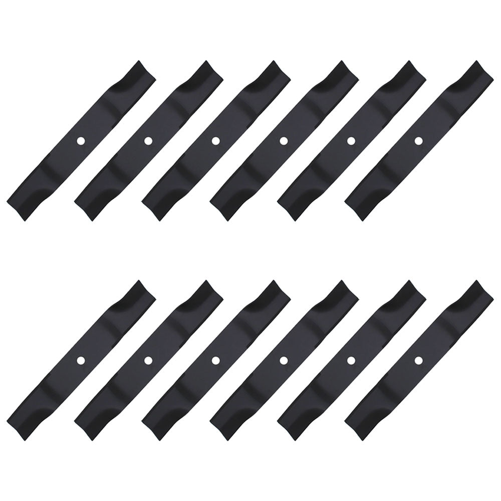 Qty 12: High Lift Mower Blade Fits Lesco Replaces 705337