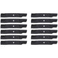Qty 12: High Lift Mower Blade Fits Oregon Replaces 596-351