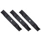 Qty 3: High Lift Mower Blade Fits Lesco Replaces 705337