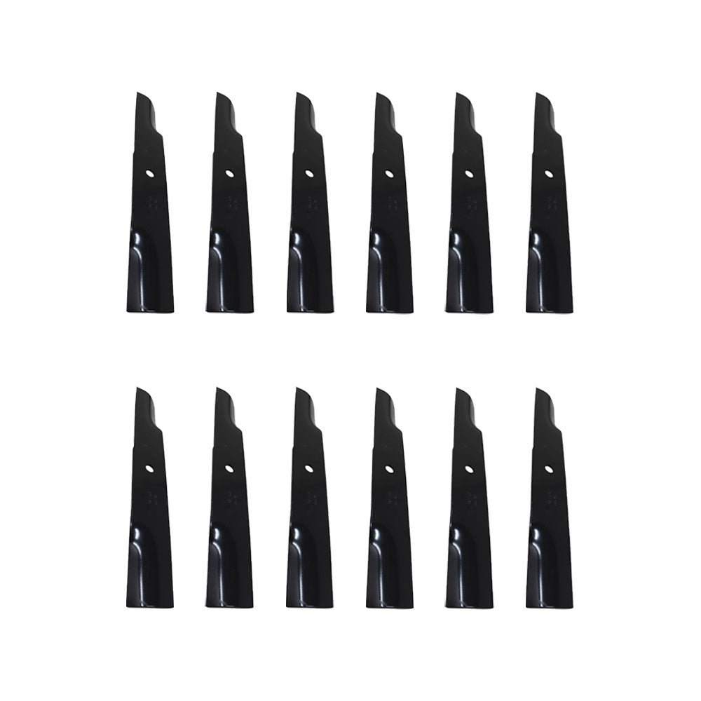 Qty 12: High Lift Mower Blade Fits DIXIE