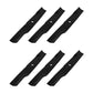 (Six) Deck Blades For Hustler Zero Turn Mowers 52'' Raptor & Raptor Limited