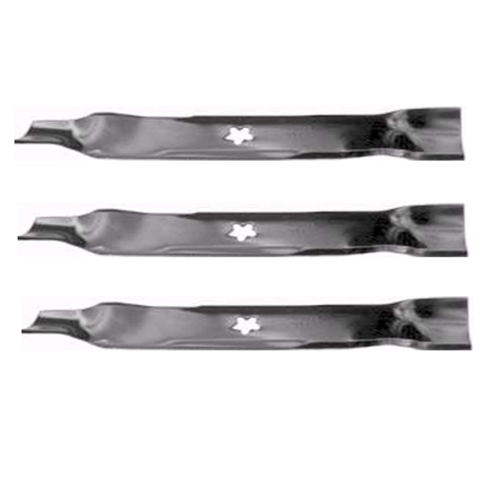Set of 3 46 Fits Craftsman Fits Poulan AYP Mower Blades 163819 & 152443 (6437)"