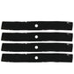 (4) Interchangeable 38" Cut Mulching Blades Fits John Deere 38" Cut Lawn Mowers