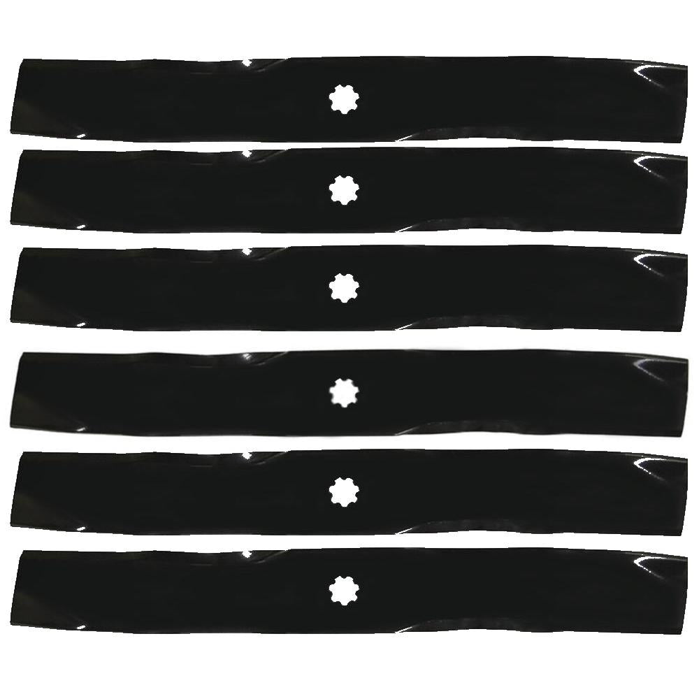 Qty 6: Mulching Blade
 Fits John Deere Replaces AM112991
