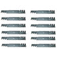 Qty 12: Heavy Duty Toothed Mulching Blade Fits Hustler Replaces 601014