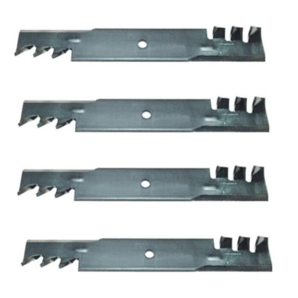 Qty 4: Heavy Duty Toothed Mulching Blade Fits Great Dane Replaces D18086