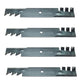 Qty 4: Heavy Duty Toothed Mulching Blade Fits Toro Replaces 107-3192