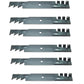 Qty 6: Heavy Duty Toothed Mulching Blade Fits Encore Replaces 453024