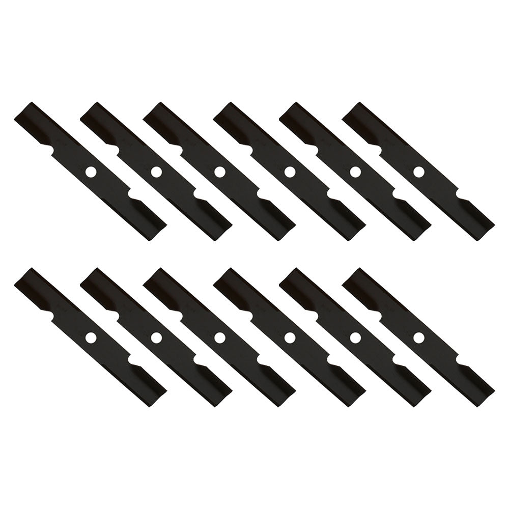 12 High Lift Mower Blades Fits Exmark Zero Turn Mower 48" Deck Repl. 103-6401-S