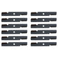 LAB50-0315_x12 - Qty. 12: Notched Mower Blades