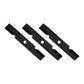 (3) High Lift Mower Blades Fits Exmark Zero Turn Mower 48" Deck Repl. 103-6401-S