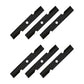 (6) High Lift Mower Blades Fits Exmark Zero Turn Mower 48" Deck Repl. 103-6401-S
