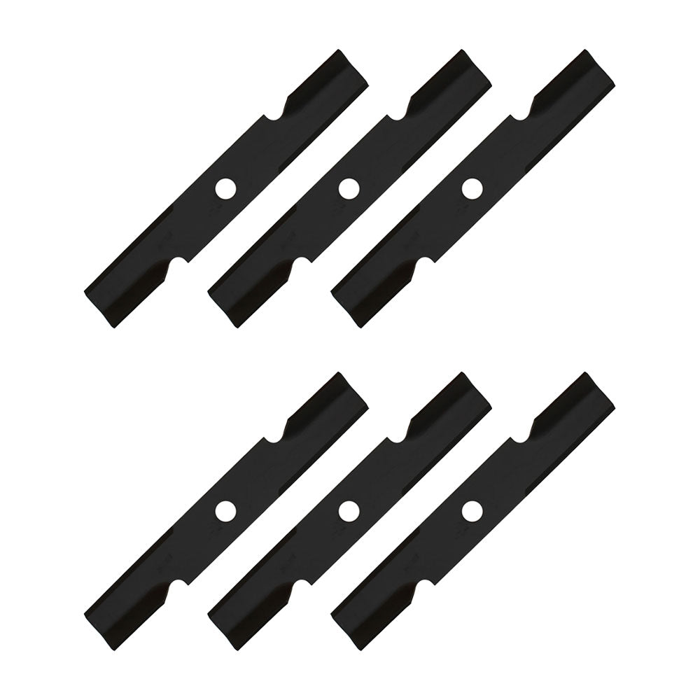 Qty. 6: Notched Mower Blade Fits Toro Replaces 109-6872