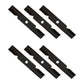 Qty. 6: Notched Mower Blade Fits Toro Replaces 109-6872