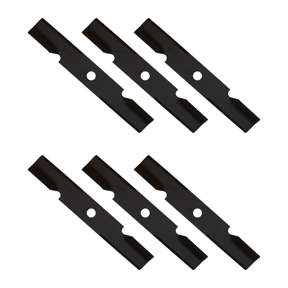 Qty. 6: Notched Mower Blade Fits Toro Replaces 109-6872