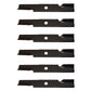 (6) High Lift Mower Blades Fits Exmark Zero Turn Mower 48" Deck Repl. 103-6401-S