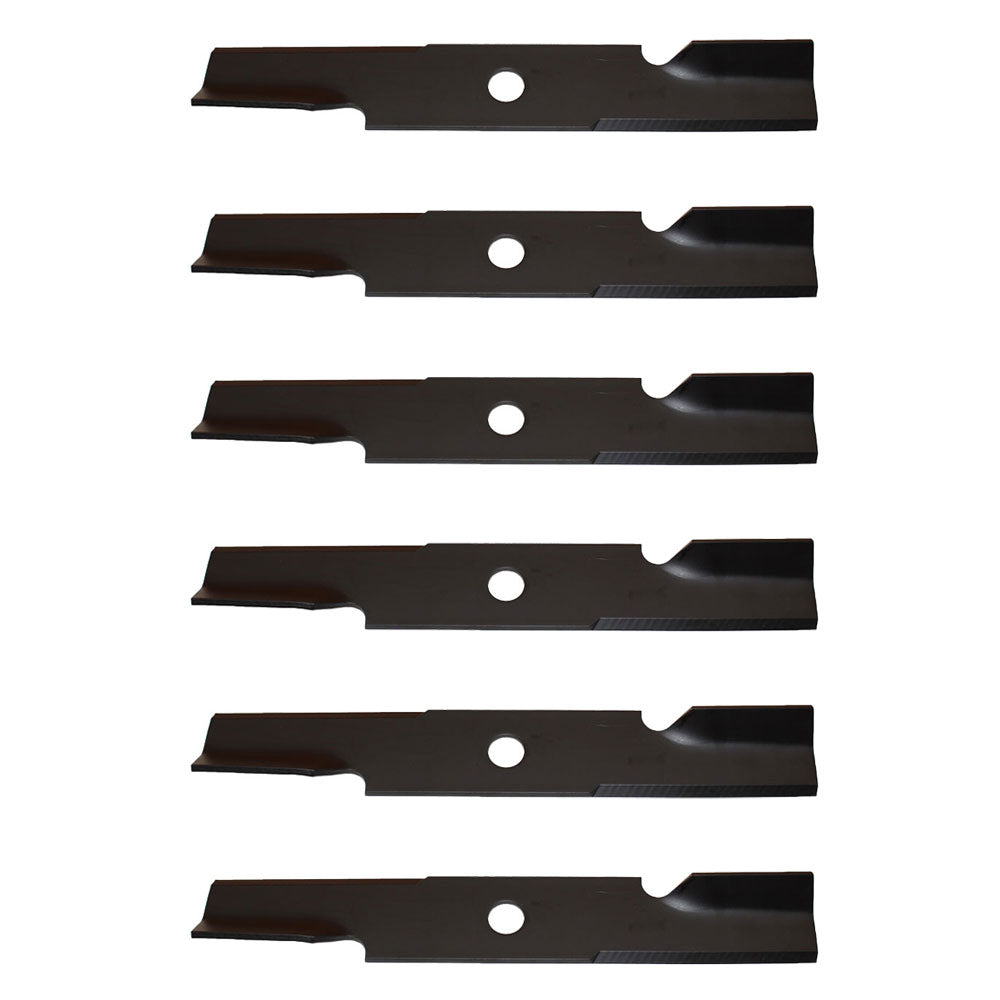 Qty. 6: Notched Mower Blade Fits Toro Replaces 109-6872