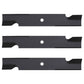 3pk Blade Set Fits Bobcat Ransomes 112111-01 32061 32061A 48" Deck