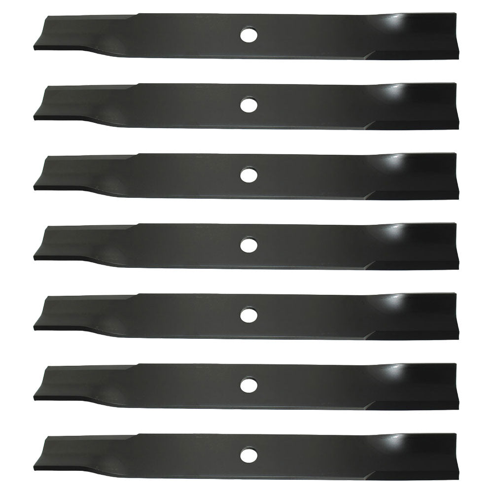 Set of (7) M144935 Standard Mower Blades Fits John Deere Wide Area Mowers