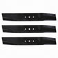 3 Pack of Blades for MTD 942-0171B, 742-0171B, 742-0171, 3356, 335-653, 98-037