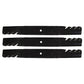 Set of (3) Toothed Blades 107-0214-03 Fits Toro Recycler & Groundsmaster