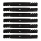 Pack of (7) Toothed Blades - 21-3/4" X 1/2" Fits Toro Z Master Mower Models