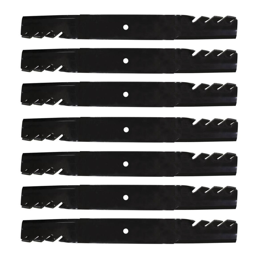 Set of (7) Toothed Blades 107-0214-03 Fits Toro Recycler & Groundsmaster