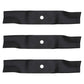 3pk Mower Blades Fits Cub Cadet 02005017 1005336 Z-Force S 48 Fits MTD Pro Z