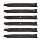 QTY 6: Heavy Duty Mower Blade
 Fits Grasshopper Replaces 320242