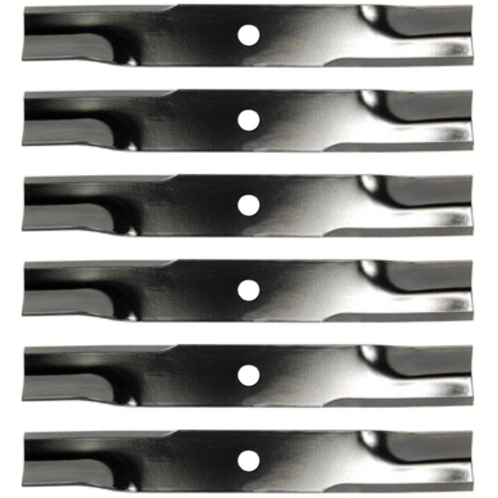 (6) Fits Hi-Lift Blades Replaces Tank Commercial 50" Deck ZTR 01010168 Fits Cub