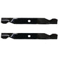 Qty 2: Notched High-Lift Blade Fits MTD Replaces 191-0917