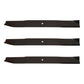 72" #6403 Lawnmower Blade Set (3) Fits Grasshopper 320251 320253 1/2" CH